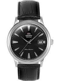 Orient 東方經典系列Bambino V2黑色錶盤皮革錶帶男士機械手錶 FAC00004B0