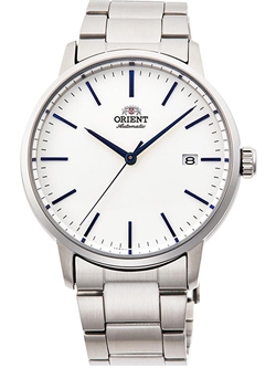 Orient 東方錶Date Ⅱ 系列日期顯示白色錶盤男士機械手錶 RA-AC0E02S10B