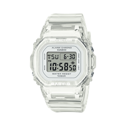 Casio BABY-G BGD-565 系列小巧休閒風格透明樹脂錶帶女士數碼手錶 BGD-565US-7