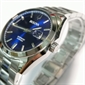 Bulova Surveyor 藍色太陽紋錶盤三針男士自動機械手錶 96B436