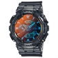 Casio G-SHOCK 110 系列 黄昏海滩抢眼反射玻璃半透明灰色指针数码手表 GA-110TLS-8A