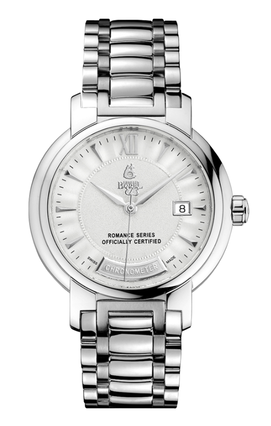 Borel 依波路傳奇系列三指針銀色錶盤男士自動機械手錶 GS1856C2-2522#
