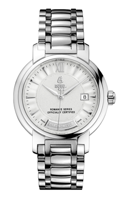 Borel 依波路傳奇系列三指針銀色錶盤男士自動機械手錶 GS1856C2-2522#