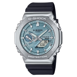 Casio G-SHOCK G-STEEL 2100 Series Blue Dial Octagon Bluetooth Solar Watch GBM-2100A-1A2