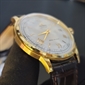 Orient Classic Collection Bambino V2 White Dial Gold Bezel Leather Strap Men's Mechanical Watch FAC00007W0