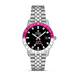 Zodiac Super Sea Wolf GMT Automatic Stainless Steel Watch ZO9416