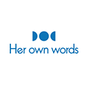 Her own words
