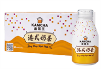 金茶王 港式奶茶 (24樽/ 箱) KamCha Hong Kong Style Milk Tea (24 Bottles/ Box)