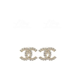 Chanel Crystal Large Earrings
