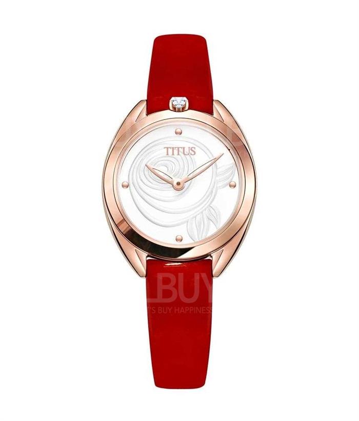 「约定」系列两针石英皮革腕表