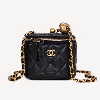 Chanel Classic Small Vanity with Chain Black