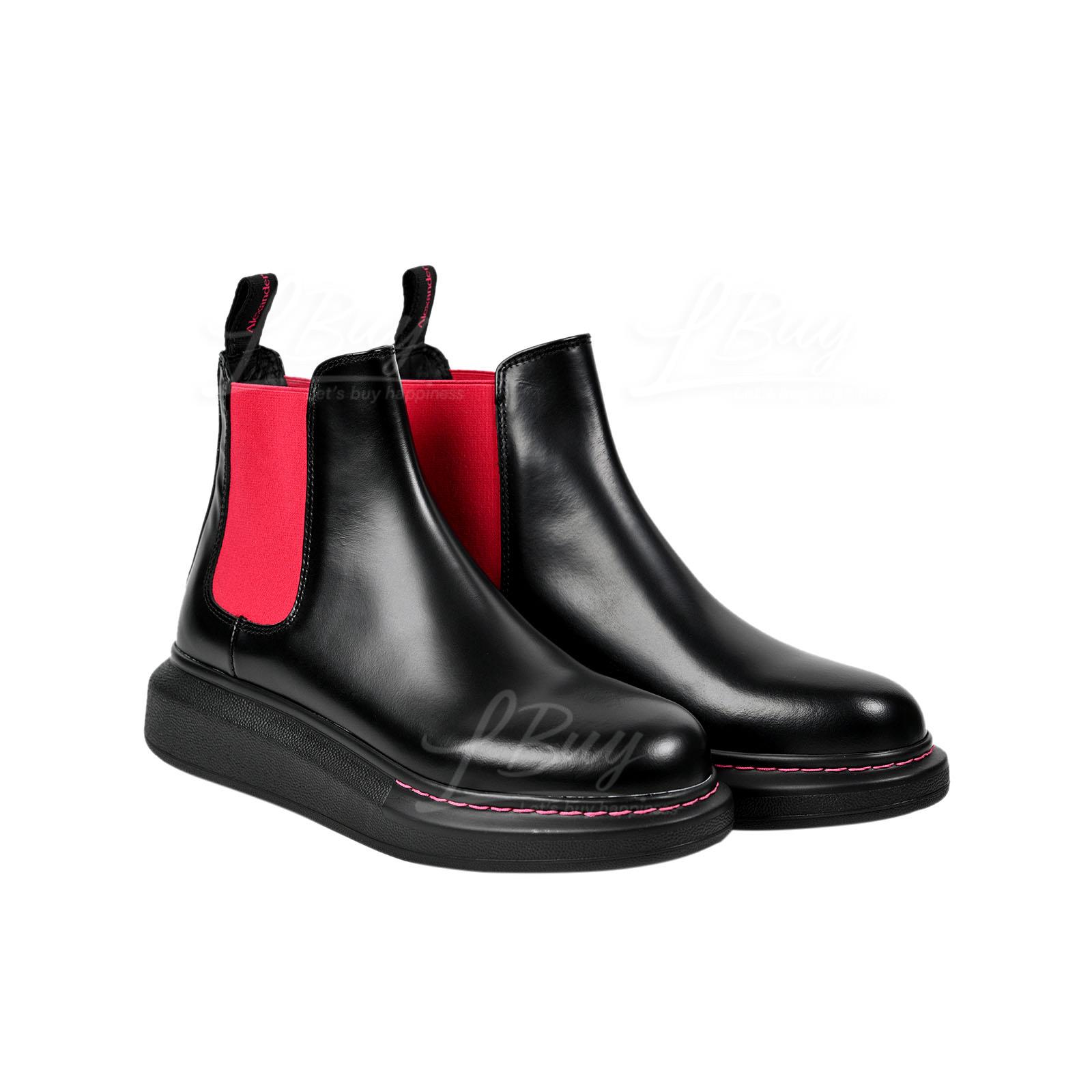 Alexander Mcqueen Chelsea Hybrid Ankle Boots