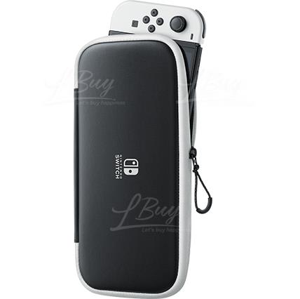 Nintendo Switch 便攜包 (附螢幕保護貼) (黑色白邊)