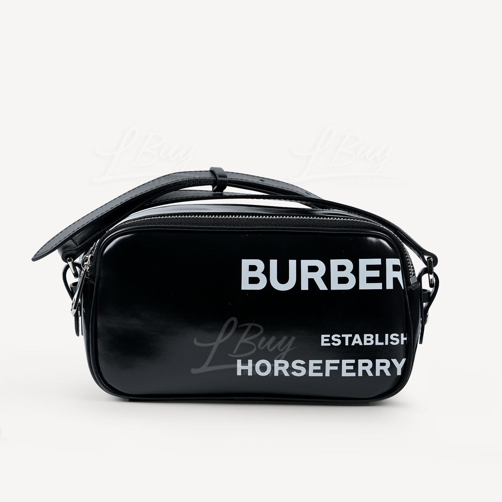 Burberry Logo黑色相机袋