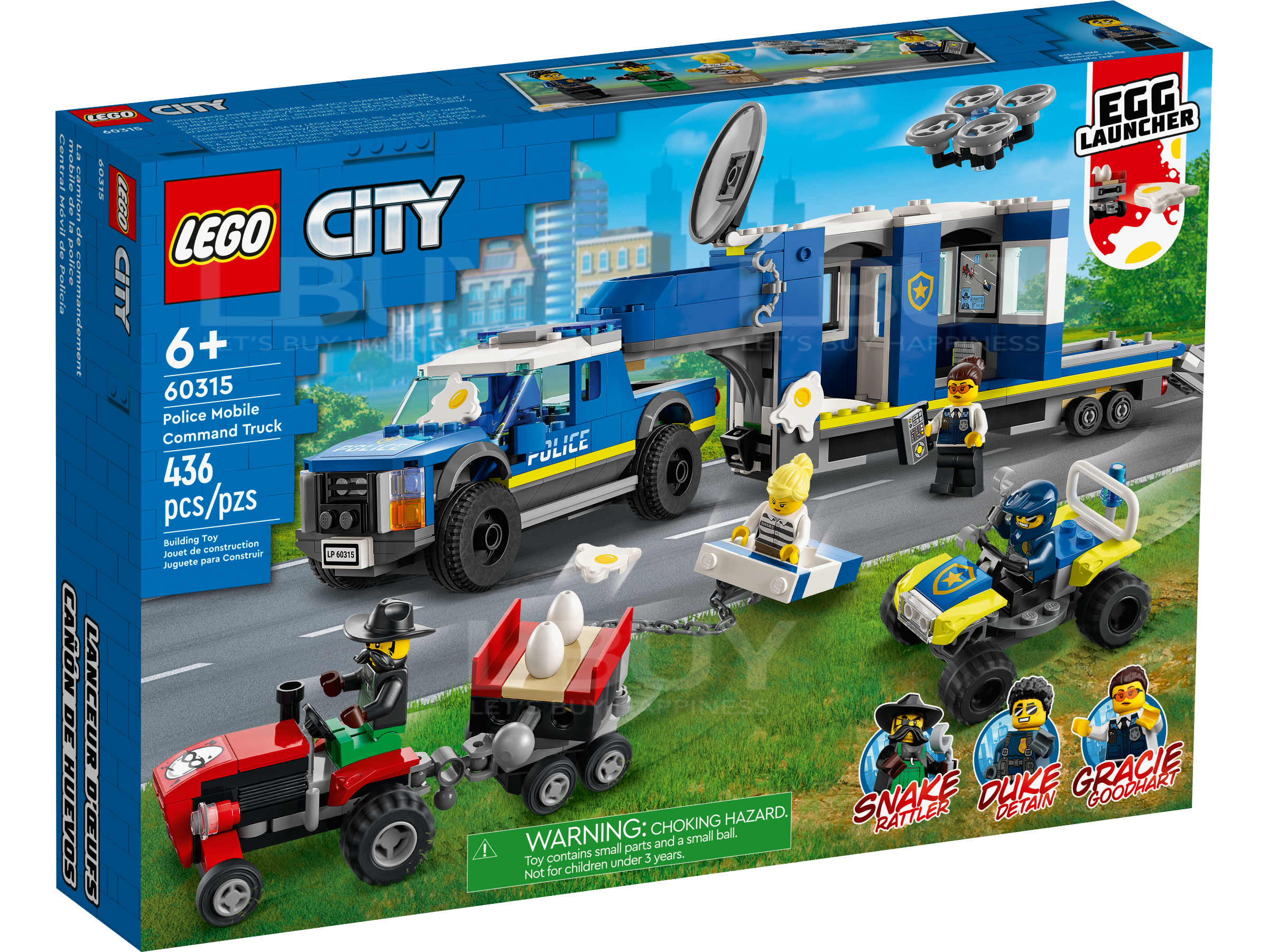 LEGO 60315 City 城市系列警用移動指揮車 6+