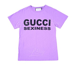 Gucci Sexiness 短袖T恤 紫色