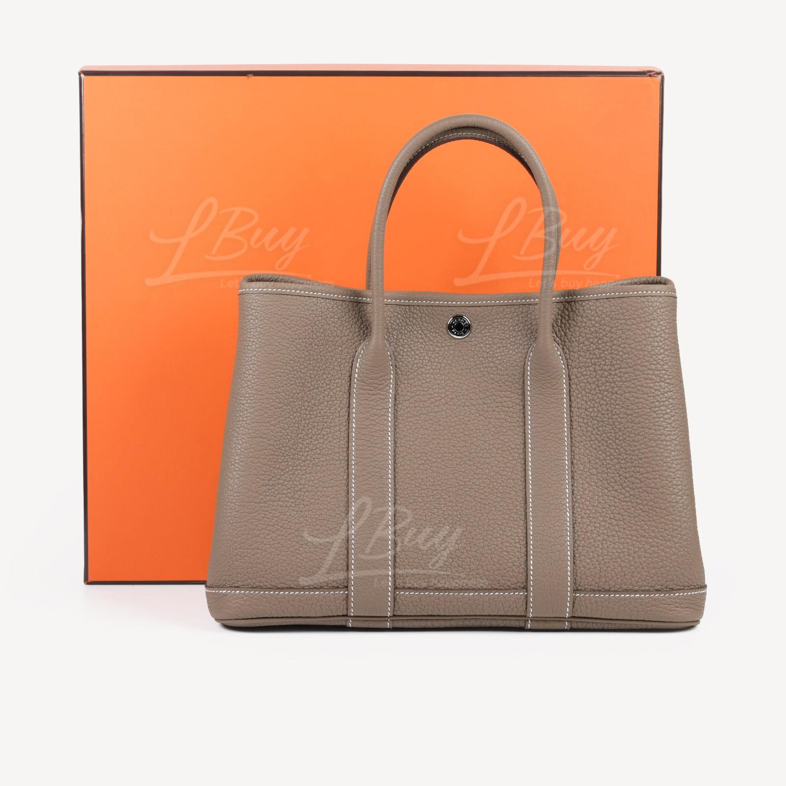 Shop HERMES Garden Party Garden party 30 bag (H051568CK18) by