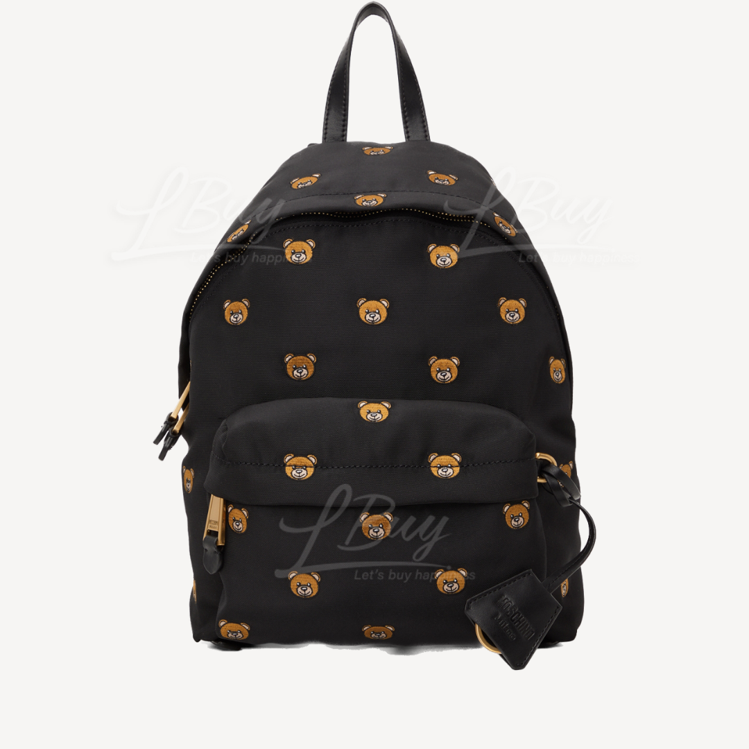 Moschino Black Teddy Bear Backpack