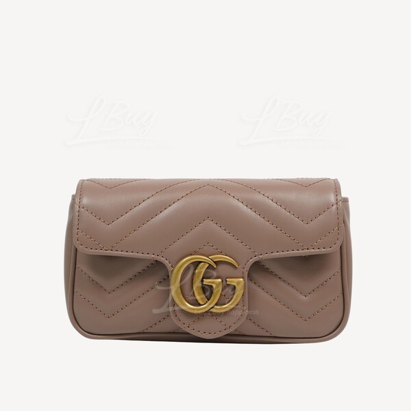 Gucci GG Marmont Matelasse Mini Camera Bag Dusty Pink