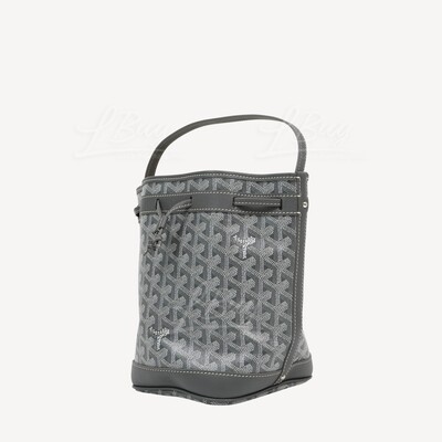 GOYARD-Goyard Petit Flot Bucket Bag PM Grey