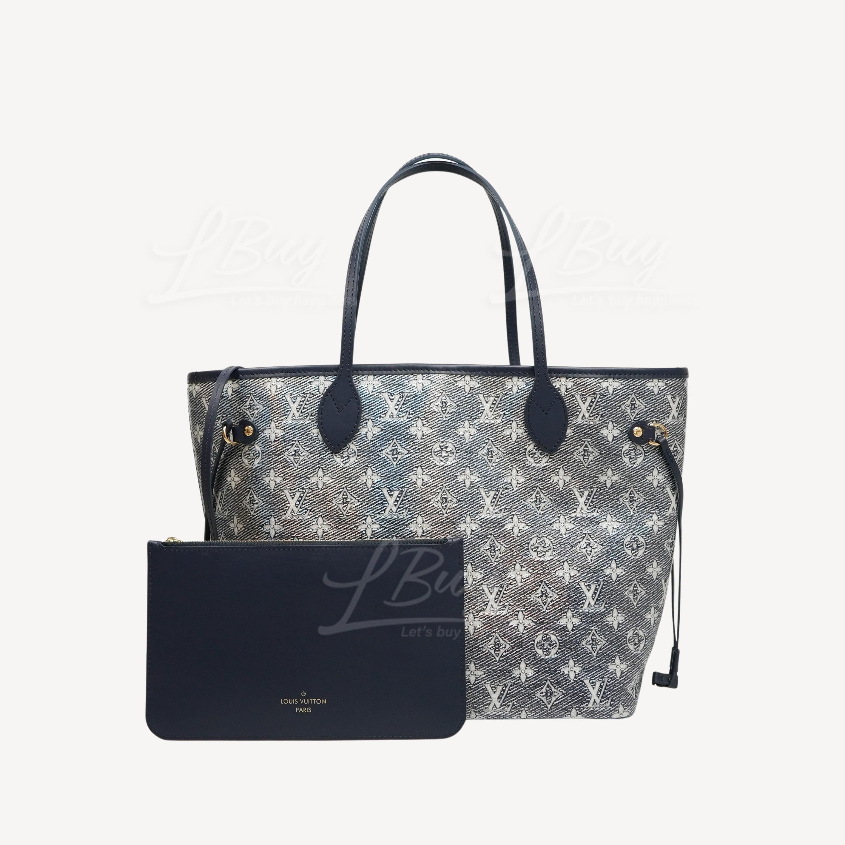 Louis Vuitton Ltd. Ed. Neverfull Jacquard Holographic Mm in Gray