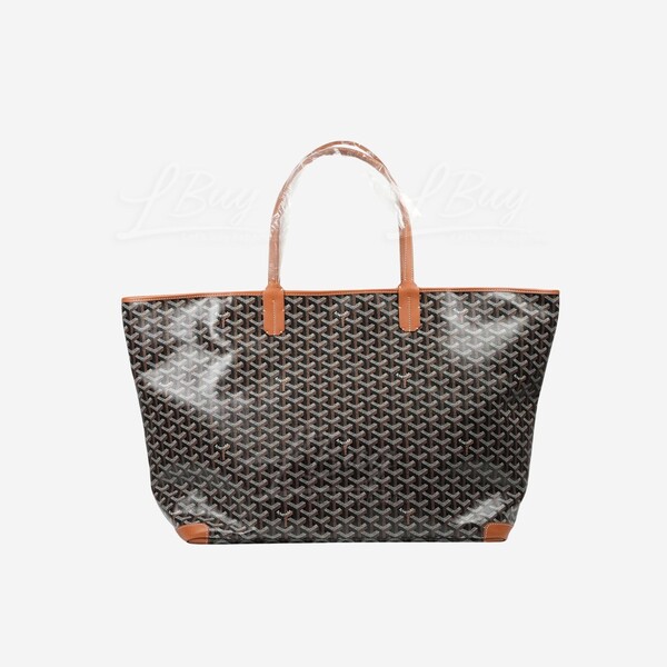 GOYARD-Goyard Artois GM Bag Zipper Shoulder Bag Black and Tan