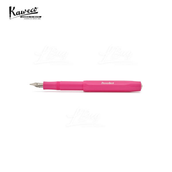 Kaweco-Kaweco SKYLINE SPORT Fountain Pen Pink F with tin box with 0.7mm nib