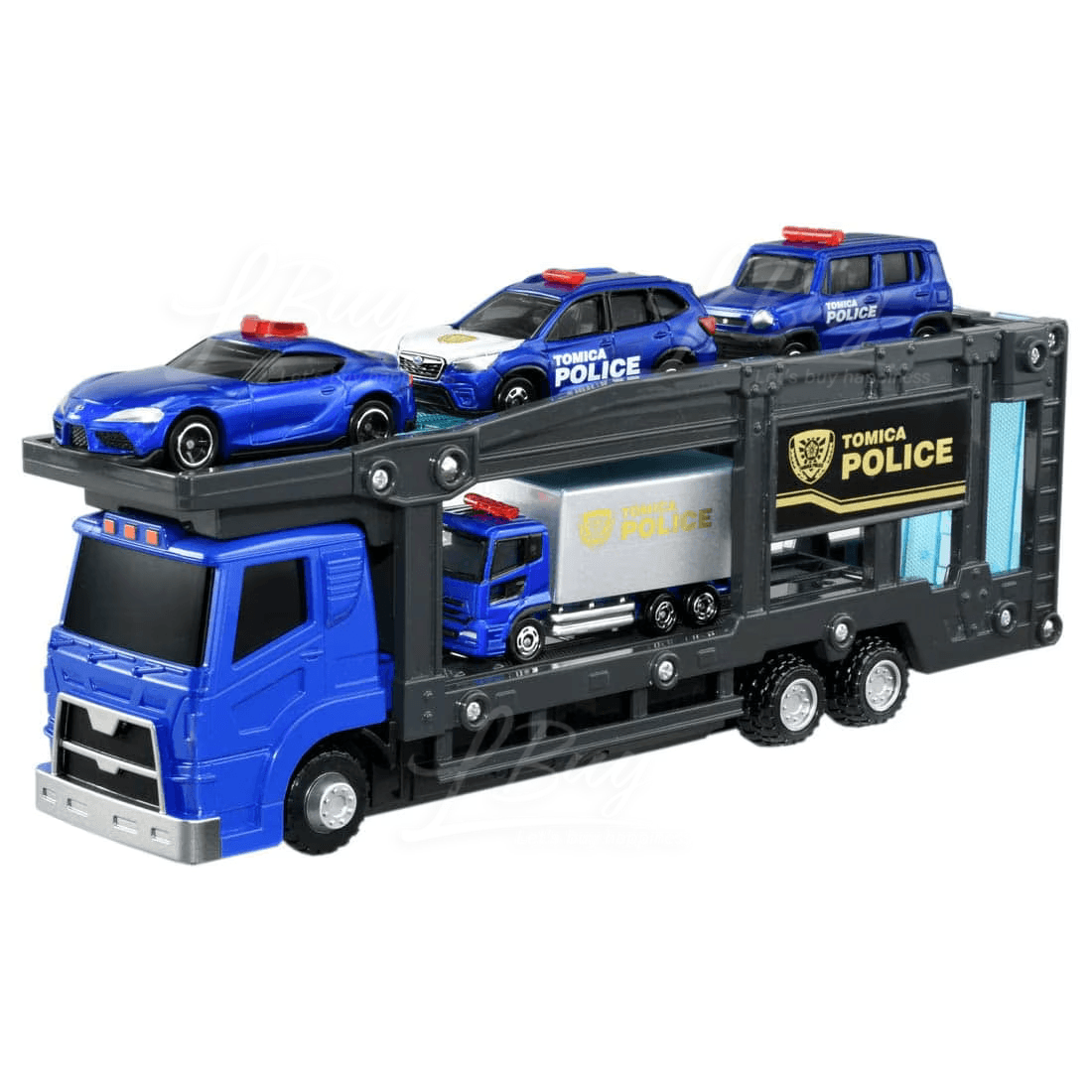 police toy car set