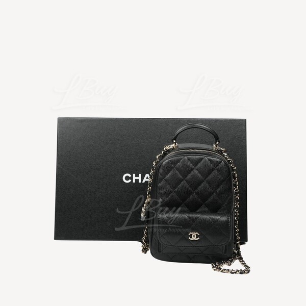 CHANEL Pre-Owned 1994-1996 Diamond-Quilted Flap Backpack - Black