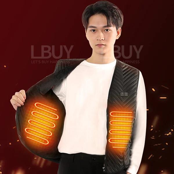 Keepfit 智能控温自发热背心 男女同款11区发热 (包括1个移动电源)