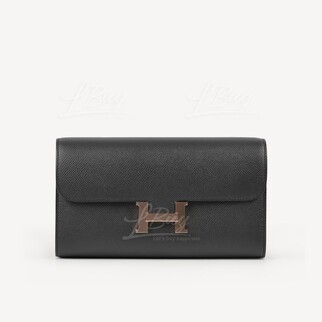Hermes Constance Long To Go  Black