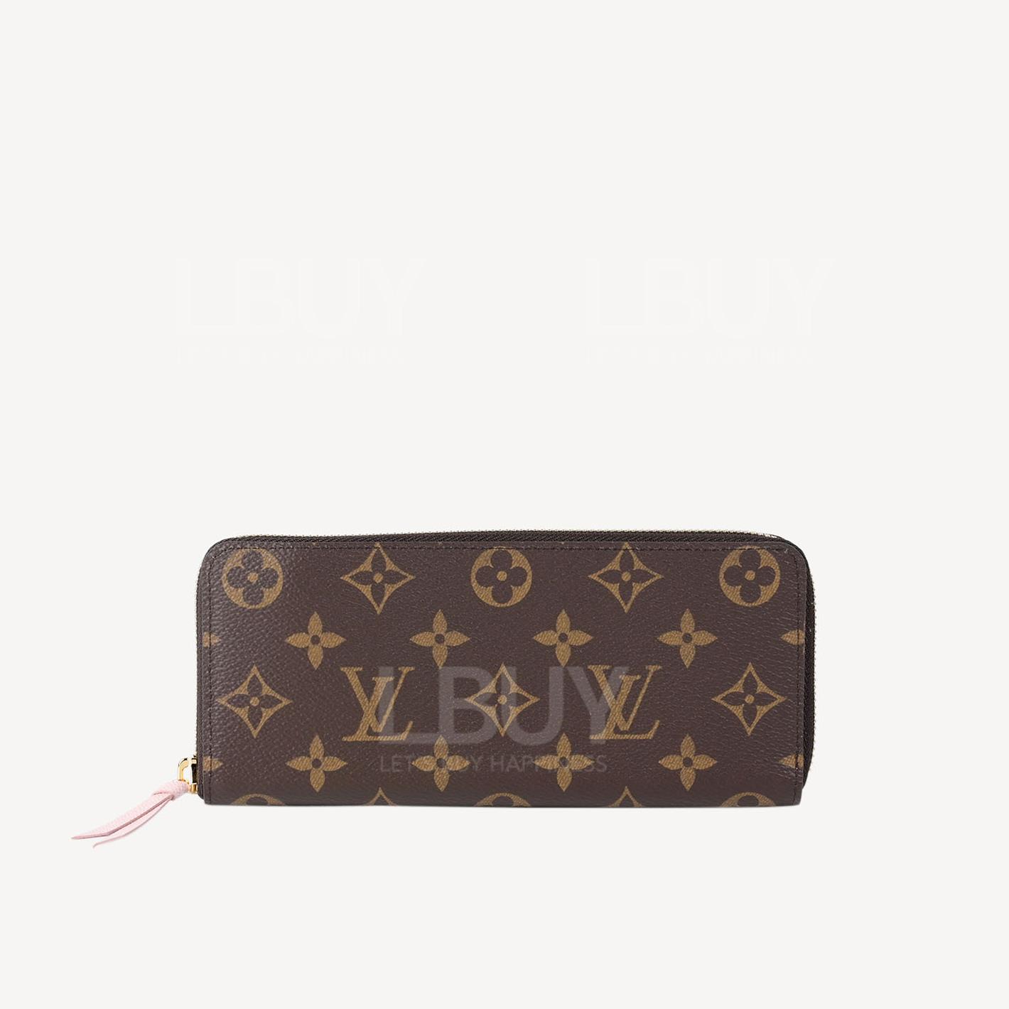 LV CLEMENCE Monogram 拉鏈長錢包 M61298