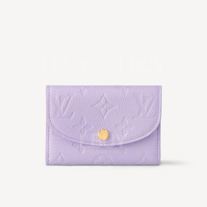LV Rosalie Coin Purse Card Holder Bubble Tea Mauve M82927