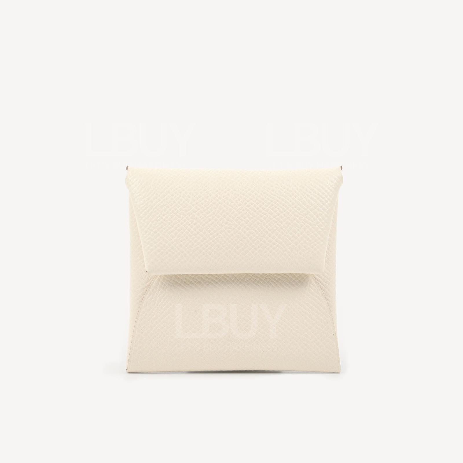 Hermes Bastia 零錢包 奶昔白
