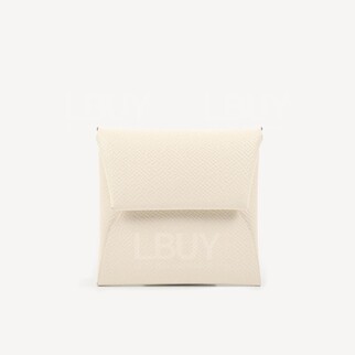 Hermes Bastia 零錢包 奶昔白