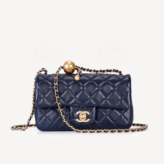 Chanel Navy Flap Bag AS1787