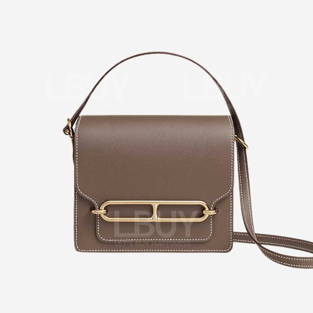 Hermes Roulis mini 18 Bag Etoupe