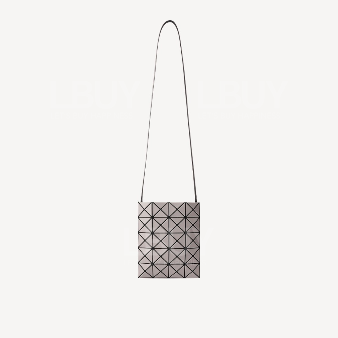 BAO BAO ISSEY MIYAKEPRISM MATTE GREY SIDE BAG