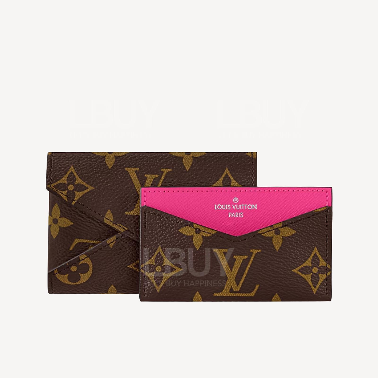 LV Kirigami 卡片套 桃红色