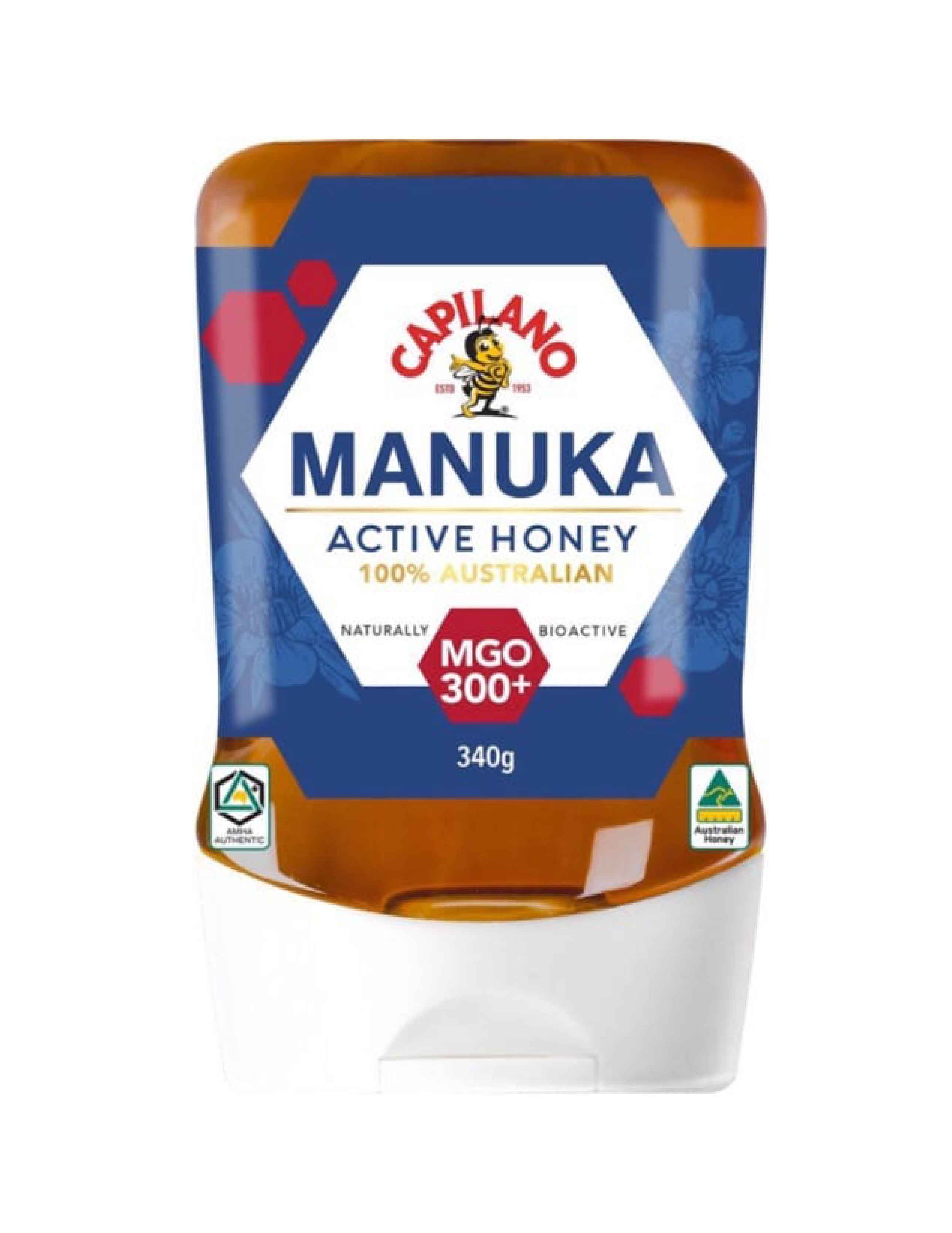 Capilano Manuka Honey Mgo 300 Squeeze 340g Hk Healthy And Organic
