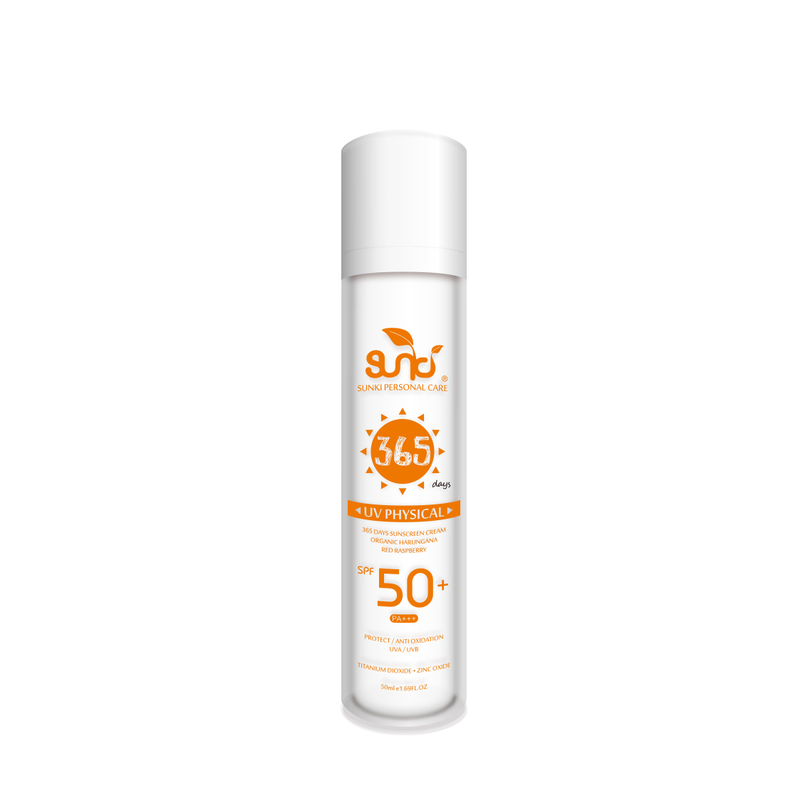 Sunki 365days Sunscreen Cream with Orgainic Harungana & Red Raspberry