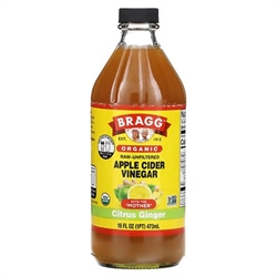 Bragg Organic Apple Cider Vinegar With The 'Mother' Citrus Ginger 473ml