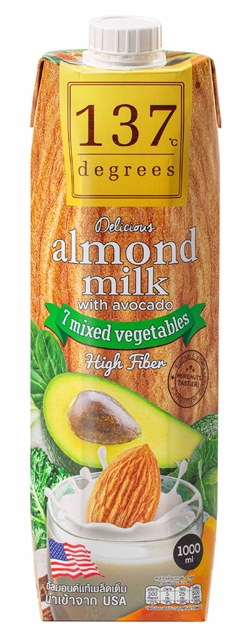 137°c Degrees 牛油果蔬菜杏仁奶 1L