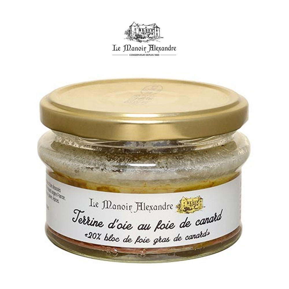 Goose Terrine with Duck Foie Gras (180g)