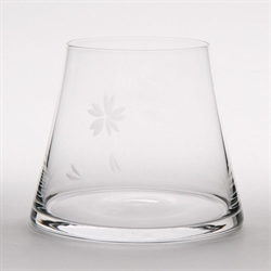 富士山寶永櫻花啤酒玻璃杯 (透明)