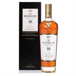 Macallan 18 Year Old Sherry Oak 2022 (700ml)