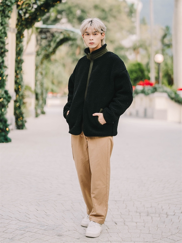 Zip-up Shearling Jacket