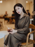 High-Neck Trench Dress 