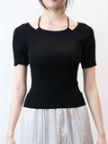 Halter Neck Knit Top 