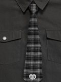  Kuromi Cropped Shirt With Tie